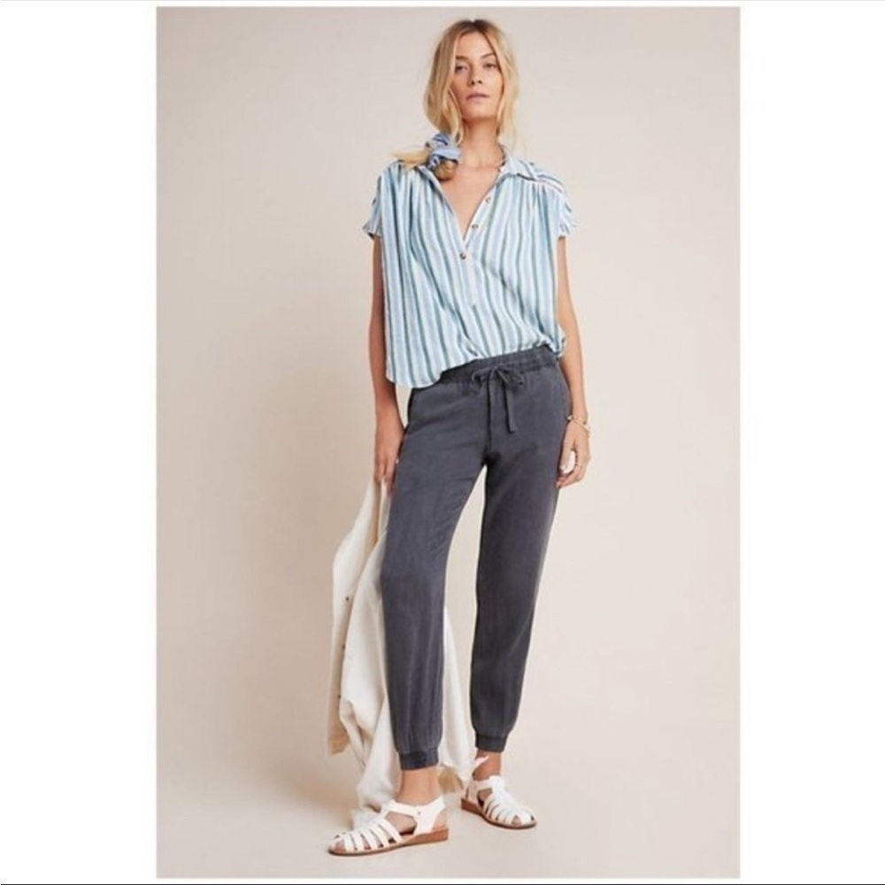 Anthropologie Cloth and Stone Easy Jogger Pants Grey